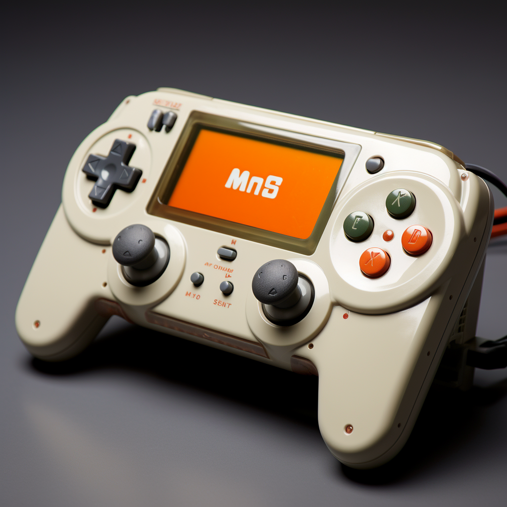 Handheld controller for the M64 Game Console