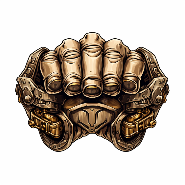 Steampunk Brass Knuckles